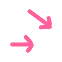 Creatomatic arrows pink arrows creatomatic Sticker