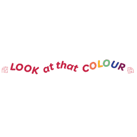 Rainbow Wow Sticker by Madly Gems