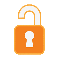 Locked Down Security Sticker by Cloudflare