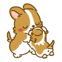 Mothers Day Love Sticker by Lazy Corgi