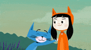Happy Friends GIF by Kitty Is Not A Cat