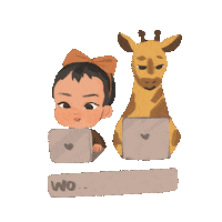 Girl Baby Sticker by Rafhi Dominic