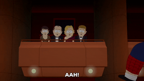 swinging spider-man GIF by South Park 