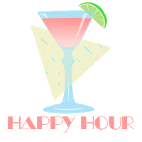 CamilaDw happy art party pink Sticker