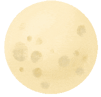 Full Moon Sticker