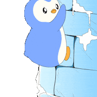Fall Falling Sticker by Pudgy Penguins