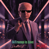 Usa Glasses GIF by Ai Trump