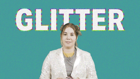 Glitter Everywhere GIF by StickerGiant