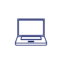 learndirect technology laptop dark blue learndirect Sticker