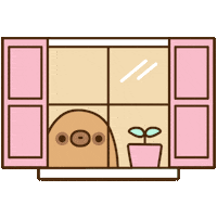 Plant Window Sticker by Pusheen