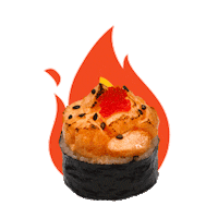 Sushi Sticker by Toro Toro
