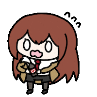 Kurisu Sticker by circlecan
