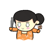 chibi kansas Sticker by Imam Sukri Nawawi