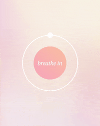Meditation Breathe GIF by hers