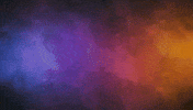 Text gif. The words "Happy anniversary" in a funky white font appear across a dark, chalky, purple, pink, and orange background. 