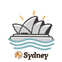 Sydney Sticker by Dingoos Australia
