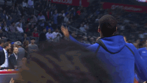 los angeles clippers dunk GIF by NBA