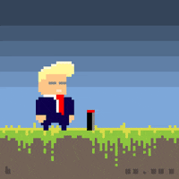 bugge pixelart trump bomb pixels GIF