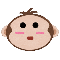 Karla_Kiky happy smile smiling monkey Sticker