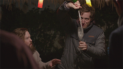Thomas Middleditch Drinking GIF by Silicon Valley