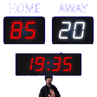 20 Away Sticker