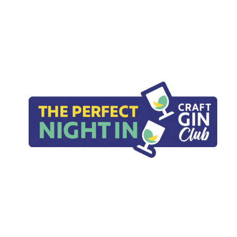 Stay Home Gin And Tonic Sticker by Craft Gin Club