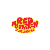 REDmountain red snow winter canada Sticker