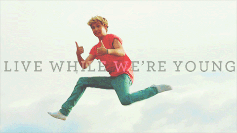 live while were young GIF