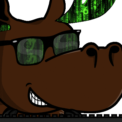 DoYouMoose nft computer blockchain web3 GIF