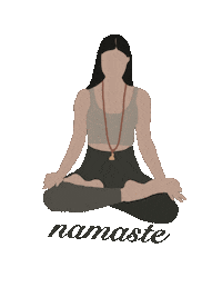 Namaste Yogi Sticker by Yonder Yoga