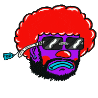 No Money Rainbow Sticker by Nuttz