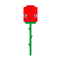 Flower Rosa Sticker by Xoan Viqueira