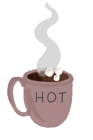 Coffee Winter Sticker