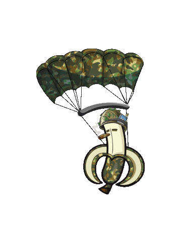 Fly Banana Sticker by BDTI Freefly