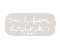 Text Drinking Sticker