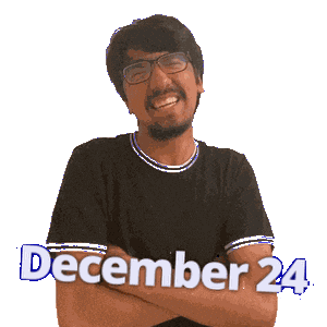 24 December Sticker