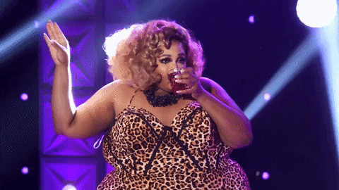 Lip Sync Drinking GIF by RuPaul's Drag Race