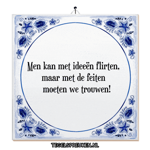 Humor Focus Sticker by Tegelspreuken.nl