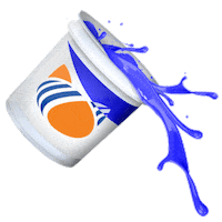 splash azul Sticker by Ibratin | Tintas e Texturas