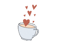 Tea Cup Love Sticker
