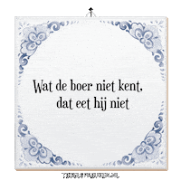 Nieuw Boer Sticker by Tegelspreuken.nl