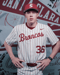 Bronco Baseball GIF by Santa Clara Broncos