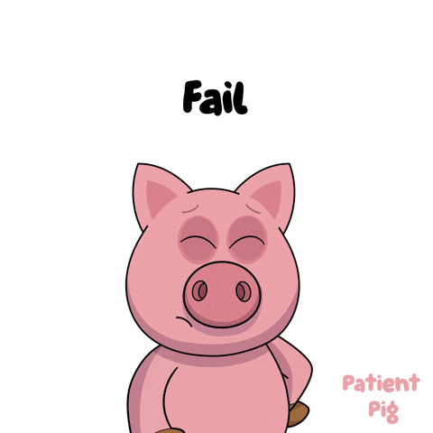 Pig Falling GIF by VeeFriends