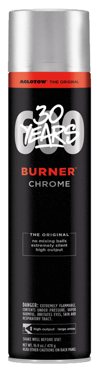 Spray Paint Burner Sticker by MOLOTOW