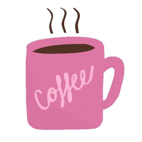 emilyzigo giphyupload pink coffee drink Sticker
