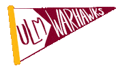 Ulm Warhawks Sticker by University of Louisiana Monroe