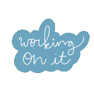 Stressed Work In Progress Sticker by Demic