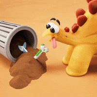 Happy Dog GIF by Claynosaurz