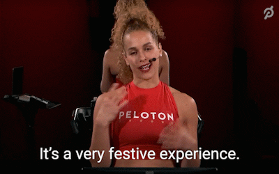 Holiday Jess Sims GIF by Peloton