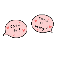 rubydoobydoodles cymraeg cymru welsh caru Sticker